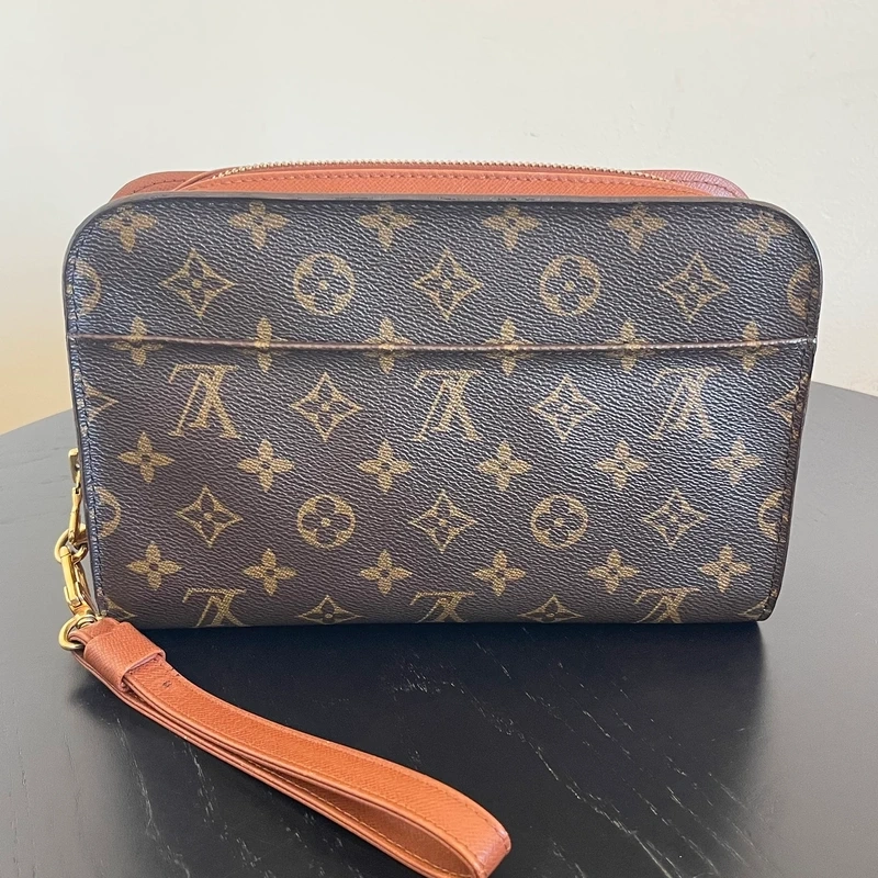 LOUIS VUITTON pochette Orsay monogram vintage SAC DE LUXE DE SECONDE MAIN AUTHENTIQUE. CERTIFICAT ENTRUPY