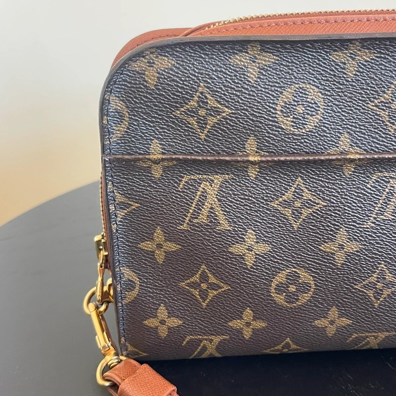 LOUIS VUITTON pochette Orsay monogram vintage SAC DE LUXE DE SECONDE MAIN AUTHENTIQUE. CERTIFICAT ENTRUPY