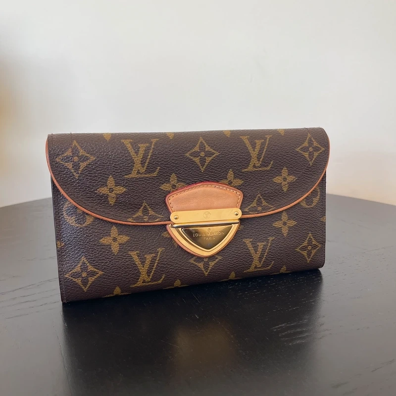 LOUIS VUITTON portefeuille Eugénie monogram LUXE DE SECONDE MAIN AUTHENTIQUE. LV FULL SET. SAC DE LUXE