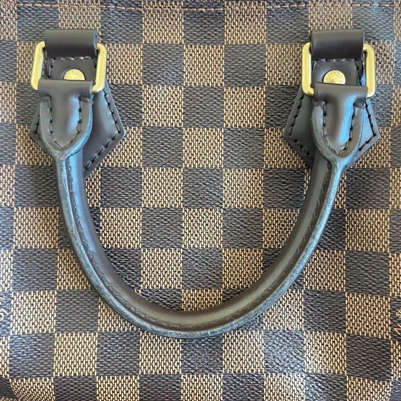 Louis Vuitton speedy 25 bandoulière damier ébène LUXE DE SECONDE MAIN AUTHENTIQUE. SAC DE LUXE LV ENTRUPY CERTIFICATE