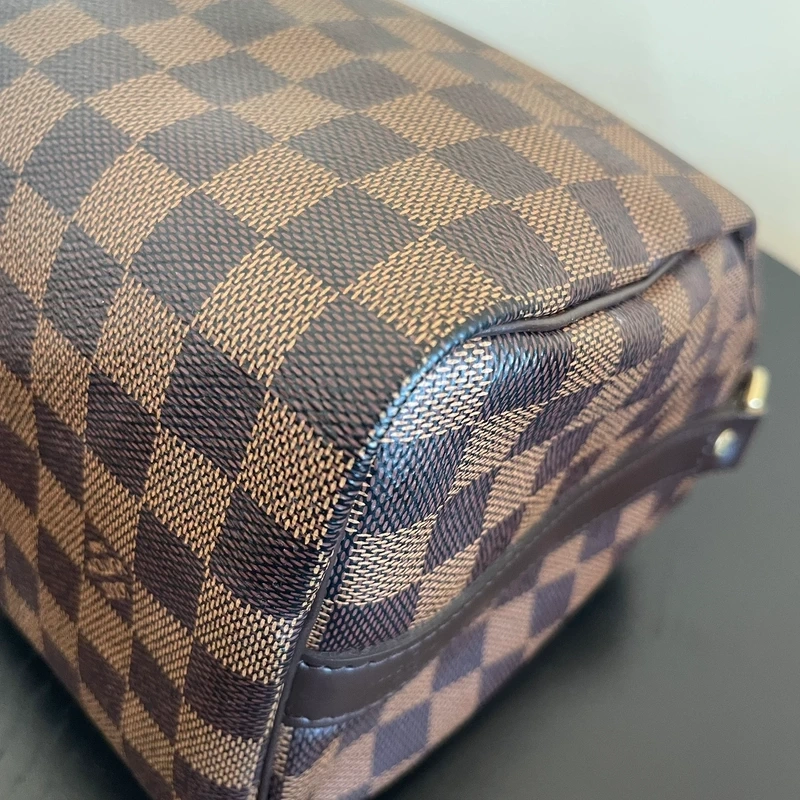 Louis Vuitton speedy 25 bandoulière damier ébène LUXE DE SECONDE MAIN AUTHENTIQUE. SAC DE LUXE LV ENTRUPY CERTIFICATE