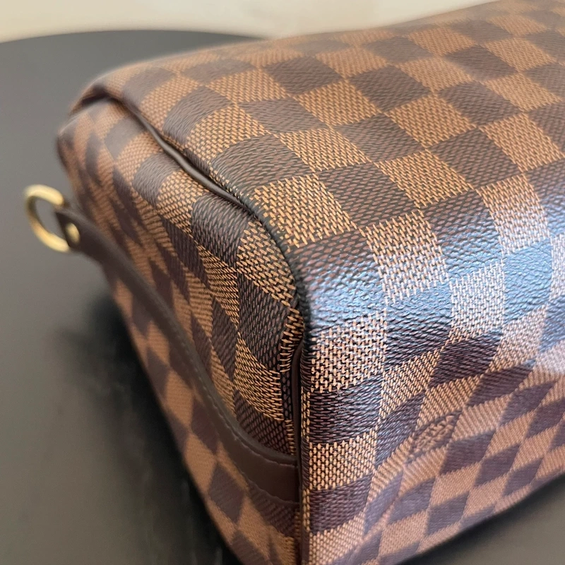 Louis Vuitton speedy 25 bandoulière damier ébène LUXE DE SECONDE MAIN AUTHENTIQUE. SAC DE LUXE LV ENTRUPY CERTIFICATE