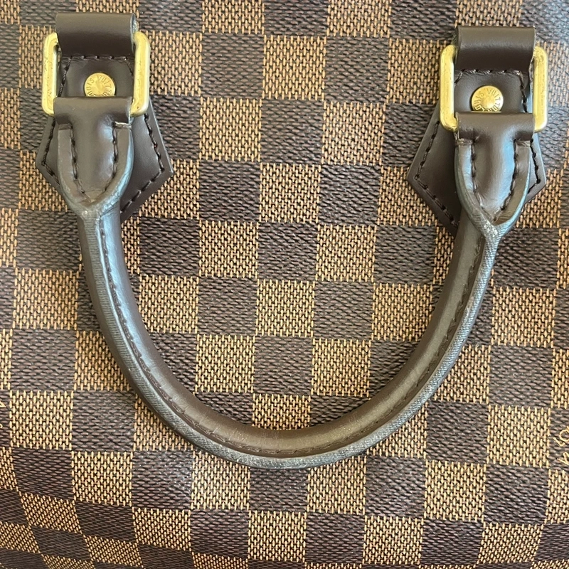 Louis Vuitton speedy 25 bandoulière damier ébène LUXE DE SECONDE MAIN AUTHENTIQUE. SAC DE LUXE LV ENTRUPY CERTIFICATE