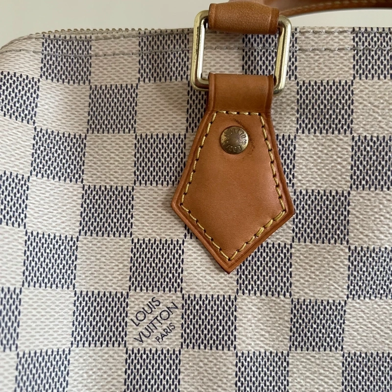 LOUIS VUITTON speedy 30 damier azur LUXE DE SECONDE MAIN AUTHENTIQUE. SAC DE LUXE LV ENTRUPY CERTIFICATE
