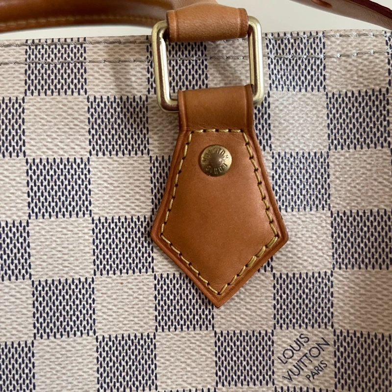 LOUIS VUITTON speedy 30 damier azur LUXE DE SECONDE MAIN AUTHENTIQUE. SAC DE LUXE LV ENTRUPY CERTIFICATE