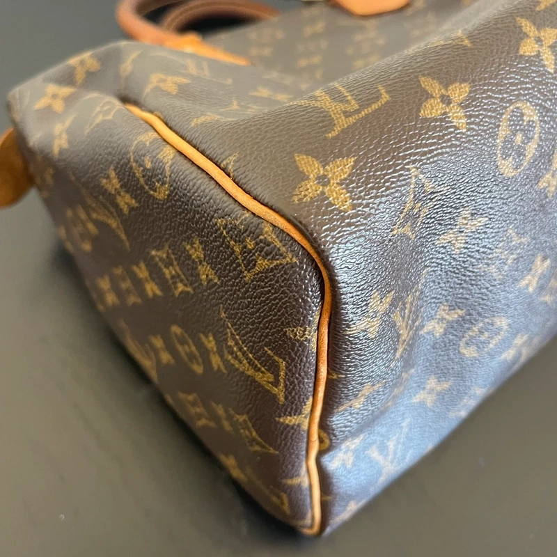 LOUIS VUITTON speedy 30 monogram SAC DE LUXE DE SECONDE MAIN AUTHENTIQUE. CERTIFICAT ENTRUPY