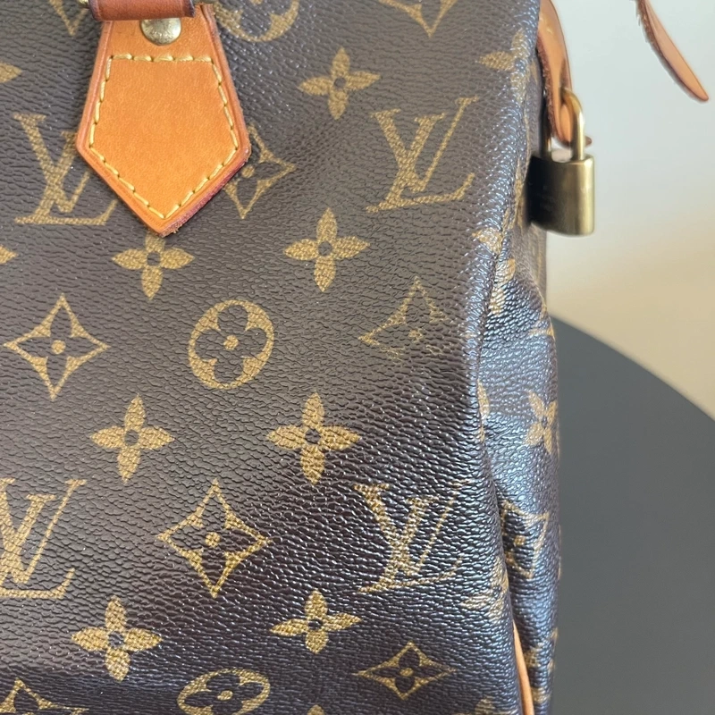 LOUIS VUITTON speedy 30 monogram SAC DE LUXE DE SECONDE MAIN AUTHENTIQUE. CERTIFICAT ENTRUPY