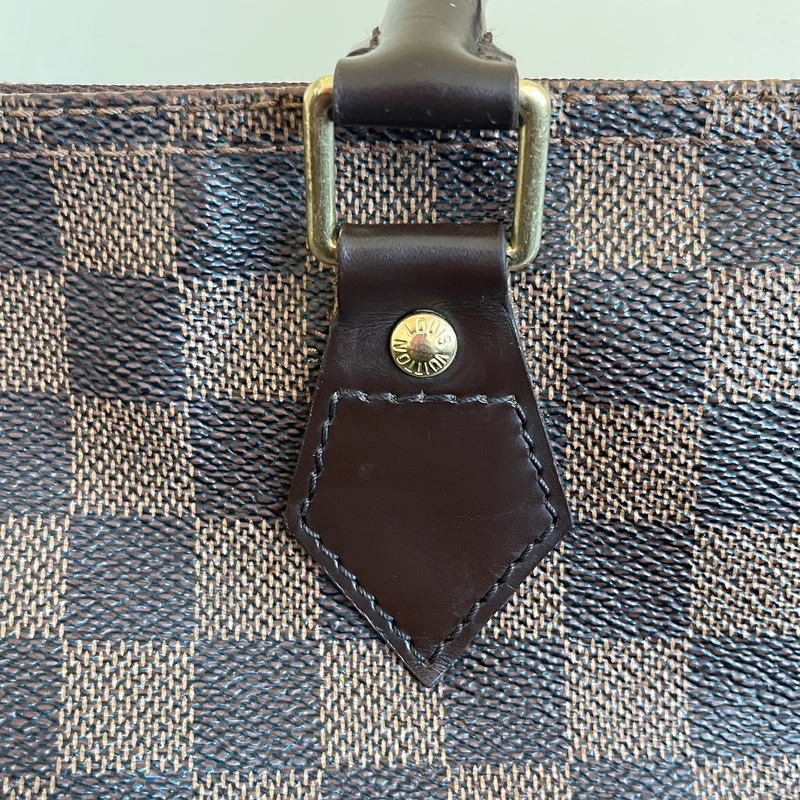 LOUIS VUITTON speedy 35 bandoulière damier ébène LUXE DE SECONDE MAIN AUTHENTIQUE. SAC DE LUXE LV