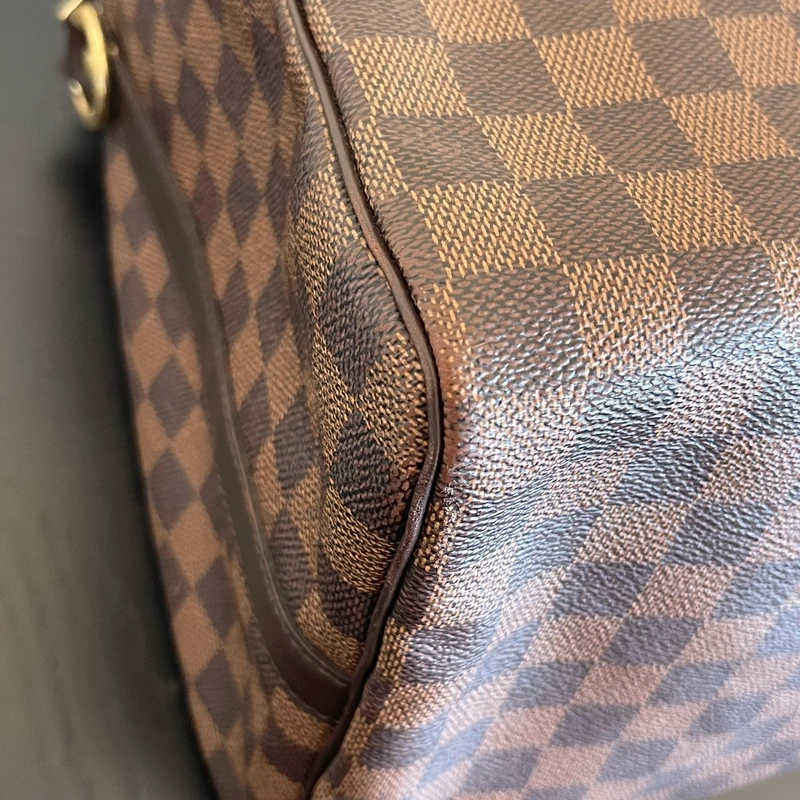 LOUIS VUITTON speedy 35 bandoulière damier ébène LUXE DE SECONDE MAIN AUTHENTIQUE. SAC DE LUXE LV