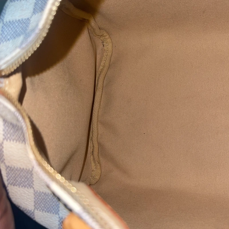 LOUIS VUITTON speedy 35 damier azur. SAC DE LUXE AUTHENTIQUE. SAC DE LUXE DE SECONDE MAIN. CERTIFICAT D'AUTHENTICITE ENTRUPY