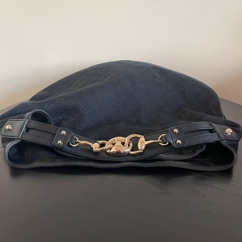 GUCCI sac hobo en toile Guccissima SAC DE LUXE LV. LUXE DE SECONDE MAIN AUTHENTIQUE. ENTRUPY CERTIFICATE