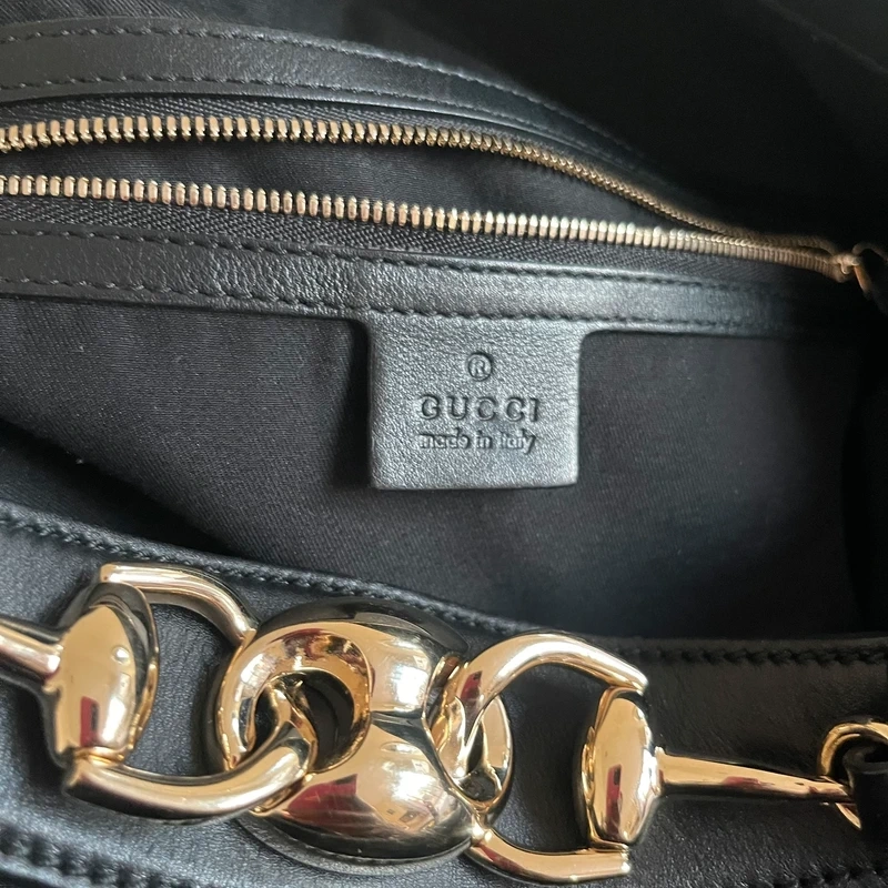 GUCCI sac hobo en toile Guccissima SAC DE LUXE LV. LUXE DE SECONDE MAIN AUTHENTIQUE. ENTRUPY CERTIFICATE