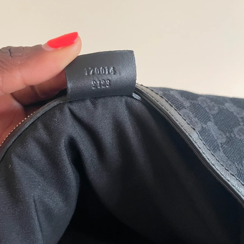 GUCCI sac hobo en toile Guccissima SAC DE LUXE LV. LUXE DE SECONDE MAIN AUTHENTIQUE. ENTRUPY CERTIFICATE