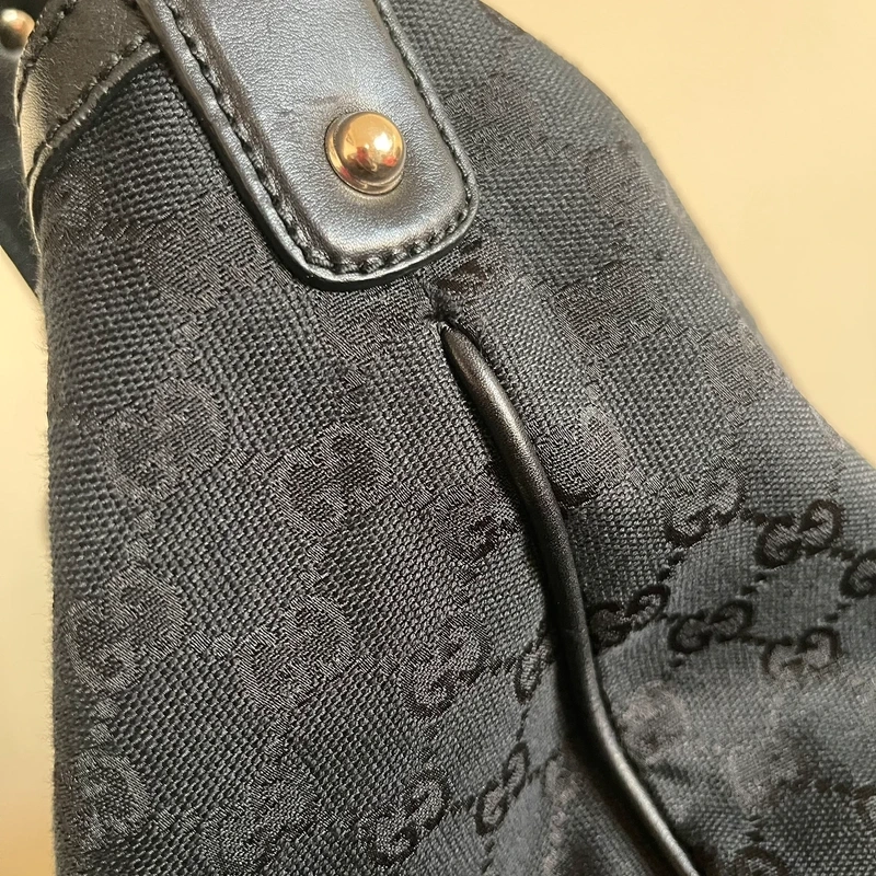 GUCCI sac hobo en toile Guccissima SAC DE LUXE LV. LUXE DE SECONDE MAIN AUTHENTIQUE. ENTRUPY CERTIFICATE