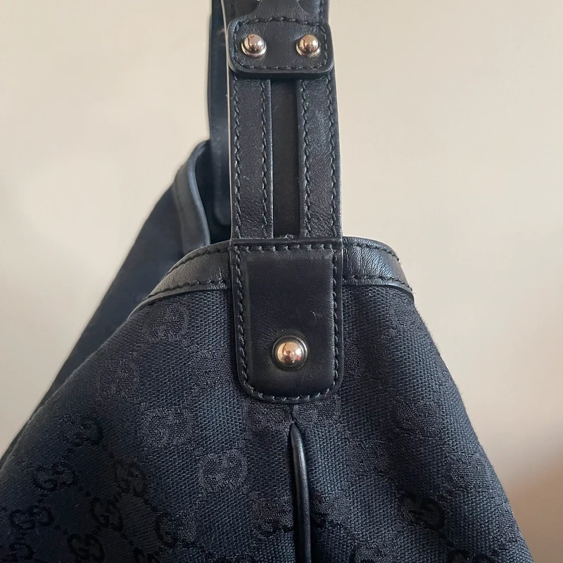 GUCCI sac hobo en toile Guccissima SAC DE LUXE LV. LUXE DE SECONDE MAIN AUTHENTIQUE. ENTRUPY CERTIFICATE