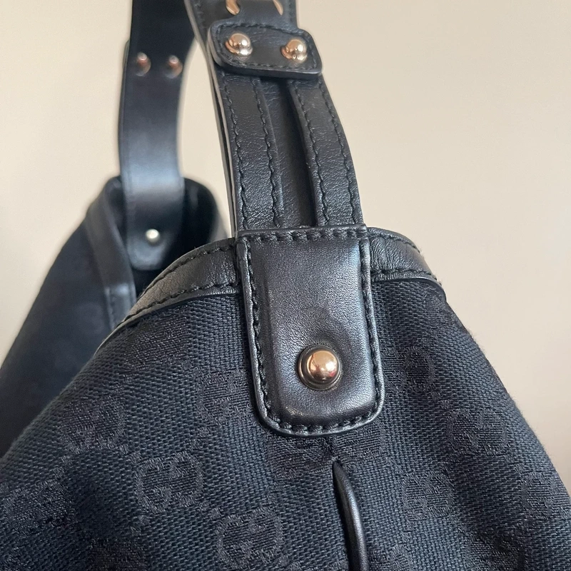 GUCCI sac hobo en toile Guccissima SAC DE LUXE LV. LUXE DE SECONDE MAIN AUTHENTIQUE. ENTRUPY CERTIFICATE