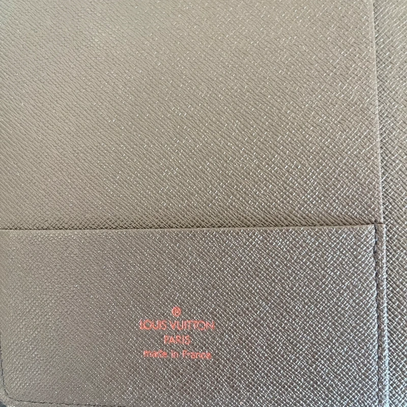 LOUIS VUITTON couverture pour agenda GM damier ébène SAC DE LUXE LV. LUXE DE SECONDE MAIN AUTHENTIQUE. ENTRUPY CERTIFICATE