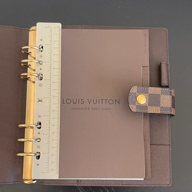 LOUIS VUITTON couverture pour agenda GM damier ébène SAC DE LUXE LV. LUXE DE SECONDE MAIN AUTHENTIQUE. ENTRUPY CERTIFICATE