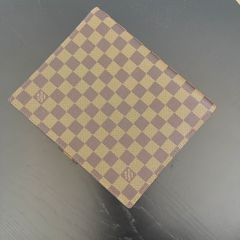 LOUIS VUITTON couverture pour agenda GM damier ébène SAC DE LUXE LV. LUXE DE SECONDE MAIN AUTHENTIQUE. ENTRUPY CERTIFICATE