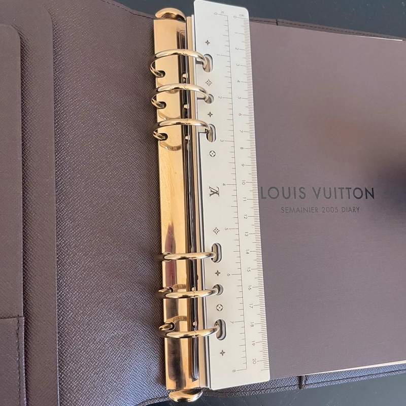 LOUIS VUITTON couverture pour agenda GM damier ébène SAC DE LUXE LV. LUXE DE SECONDE MAIN AUTHENTIQUE. ENTRUPY CERTIFICATE