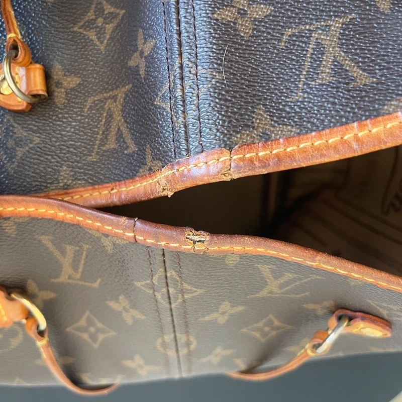 Louis Vuitton neverfull MM monogram SAC DE LUXE LV. LUXE DE SECONDE MAIN AUTHENTIQUE. ENTRUPY CERTIFICATE