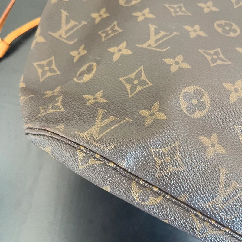 Louis Vuitton neverfull MM monogram SAC DE LUXE LV. LUXE DE SECONDE MAIN AUTHENTIQUE. ENTRUPY CERTIFICATE