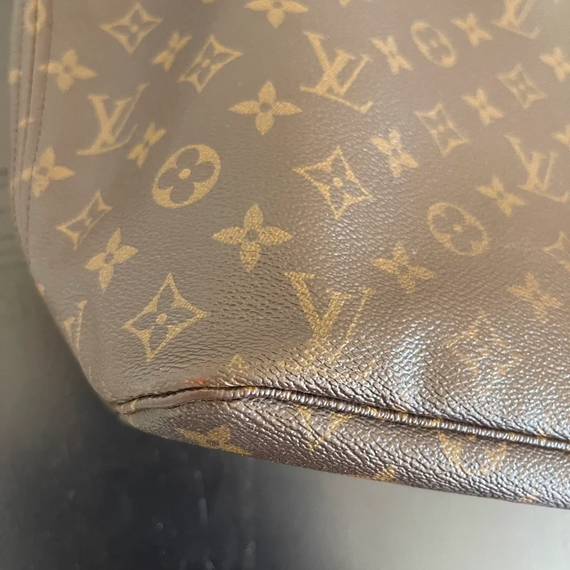 Louis Vuitton neverfull MM monogram SAC DE LUXE LV. LUXE DE SECONDE MAIN AUTHENTIQUE. ENTRUPY CERTIFICATE
