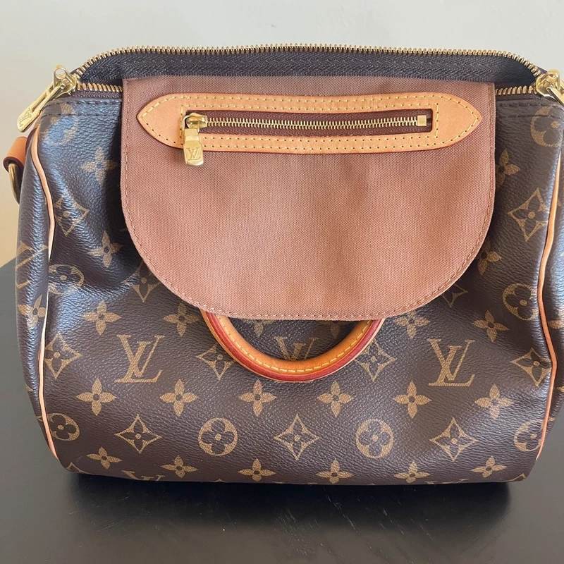 LOUIS VUITTON speedy 25 bandoulière monogram SAC DE LUXE LV. LUXE DE SECONDE MAIN AUTHENTIQUE. ENTRUPY CERTIFICATE