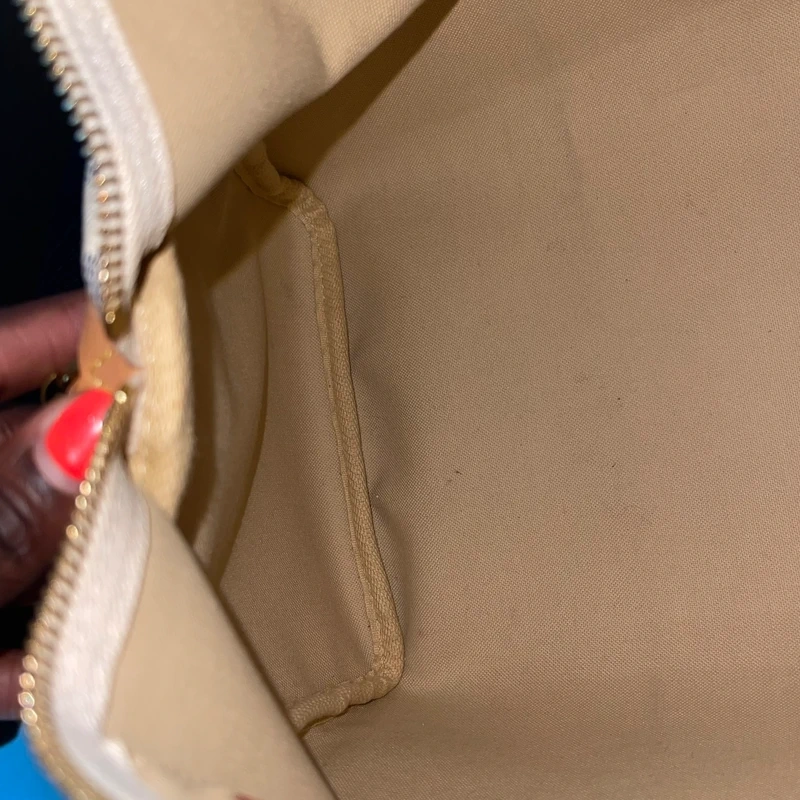 LOUIS VUITTON speedy 30 damier azur SAC DE LUXE LV. LUXE DE SECONDE MAIN AUTHENTIQUE. ENTRUPY CERTIFICATE