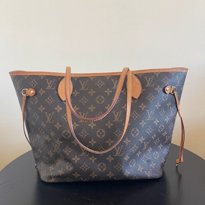 Louis Vuitton neverfull MM vintage SAC DE LUXE DE SECONDE MAIN AUTHENTIQUE. PETITE MAROQUINERIE DE LUXE. ENTRUPY CERTIFICATE