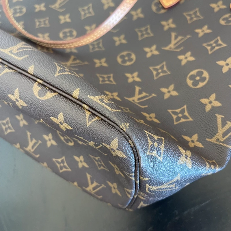 Louis Vuitton neverfull MM vintage SAC DE LUXE DE SECONDE MAIN AUTHENTIQUE. PETITE MAROQUINERIE DE LUXE. ENTRUPY CERTIFICATE