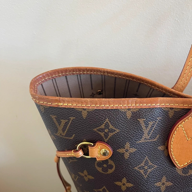 Louis Vuitton neverfull MM vintage SAC DE LUXE DE SECONDE MAIN AUTHENTIQUE. PETITE MAROQUINERIE DE LUXE. ENTRUPY CERTIFICATE