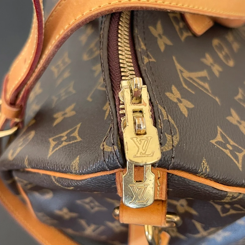 Louis Vuitton speedy 35 monogram bandoulière SAC DE LUXE DE SECONDE MAIN AUTHENTIQUE. PETITE MAROQUINERIE DE LUXE. ENTRUPY CERTIFICATE