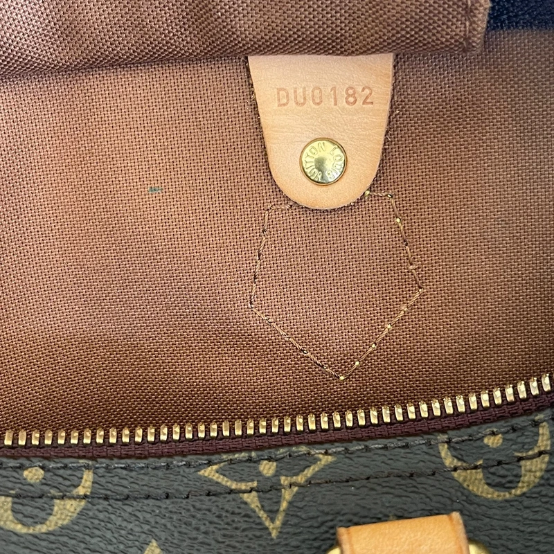 Louis Vuitton speedy 35 monogram bandoulière SAC DE LUXE DE SECONDE MAIN AUTHENTIQUE. PETITE MAROQUINERIE DE LUXE. ENTRUPY CERTIFICATE