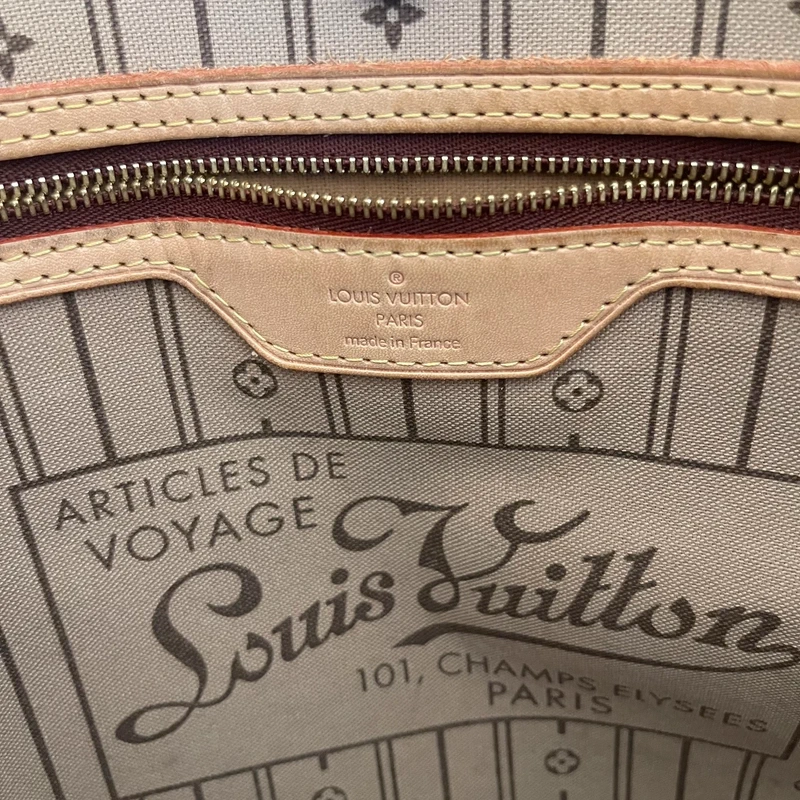Louis Vuitton neverfull GM monogram SAC DE LUXE DE SECONDE MAIN AUTHENTIQUE. PETITE MAROQUINERIE DE LUXE. ENTRUPY CERTIFICATE
