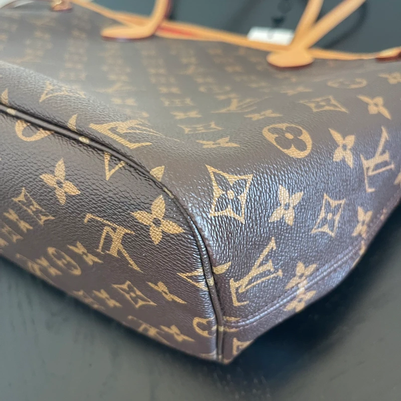 Louis Vuitton neverfull MM monogram cerise SAC DE LUXE DE SECONDE MAIN AUTHENTIQUE. PETITE MAROQUINERIE DE LUXE. ENTRUPY CERTIFICATE