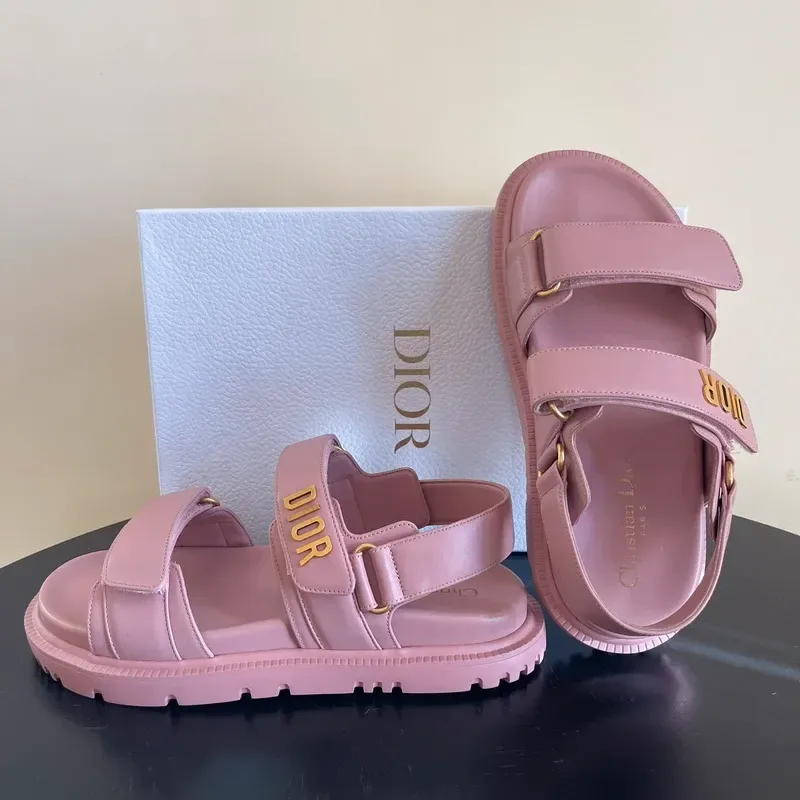 DIOR sandales DIORACT rose saumon 37 - vue principale