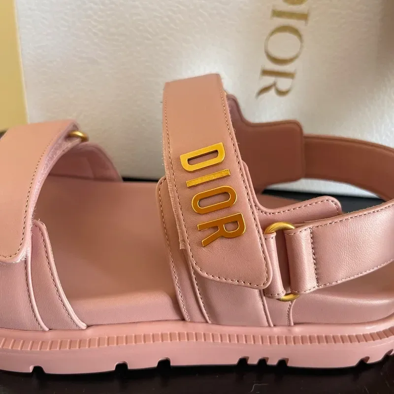 DIOR sandales DIORACT rose saumon 37 - vue complémentaire