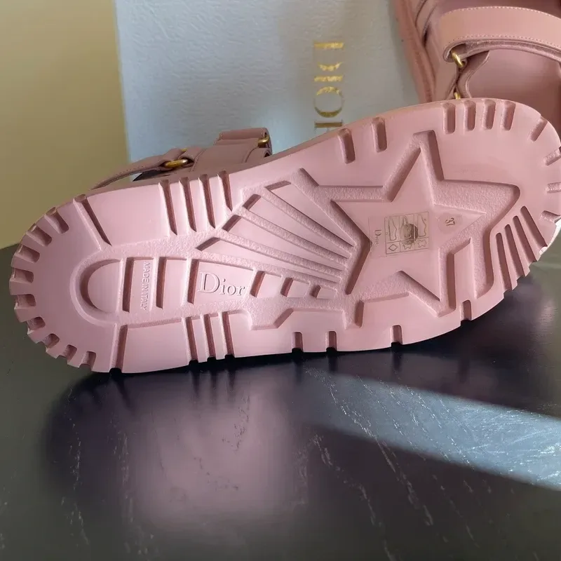 DIOR sandales DIORACT rose saumon 37 - détail du produit 3