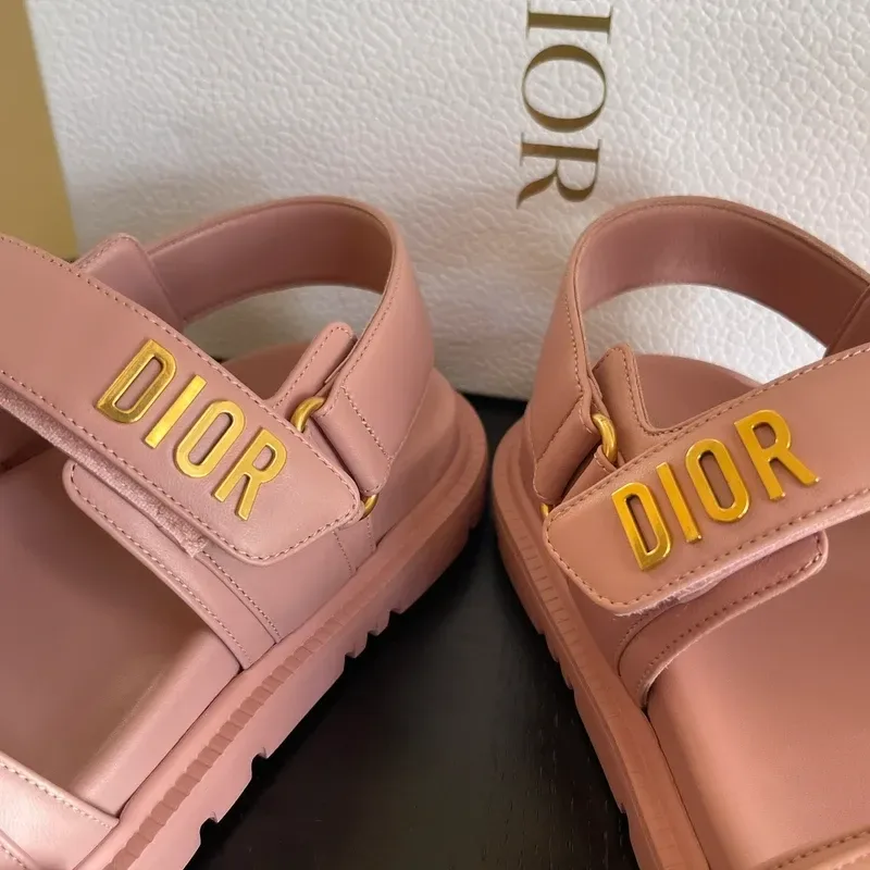 DIOR sandales DIORACT rose saumon 37 - détail du produit 6