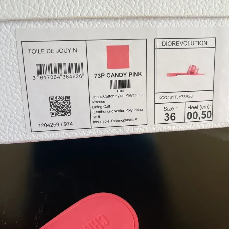 DIOR sandales Diorevolution candy pink 36 - détail du produit 5