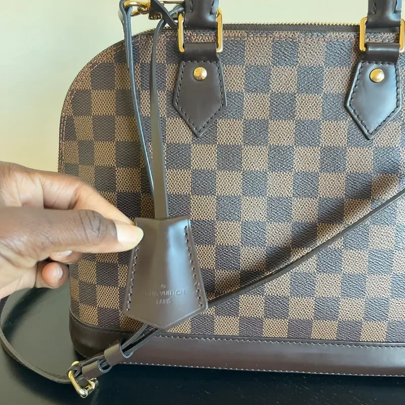 LOUIS VUITTON alma PM damier ébène - détail du produit 2
