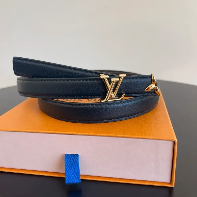 LOUIS VUITTON ceinture pretty 20 cm réversible monogram noir - vue complémentaire