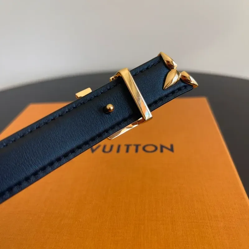 LOUIS VUITTON ceinture pretty 20 cm réversible monogram noir - détail du produit 4