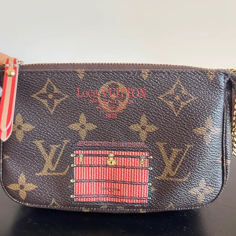 LOUIS VUITTON mini pochette accessoires limited edition inventeur SF2163 - vue complémentaire