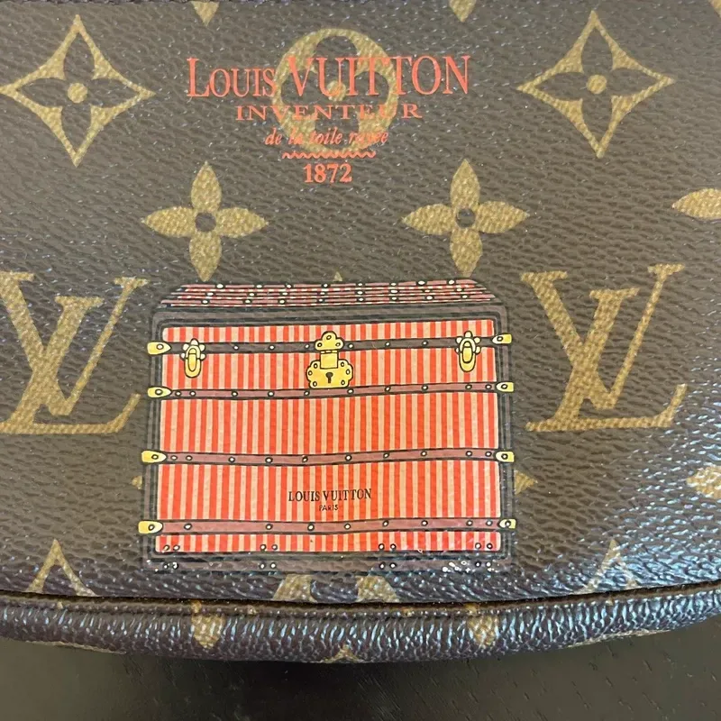 LOUIS VUITTON mini pochette accessoires limited edition inventeur SF2163 - détail du produit 10