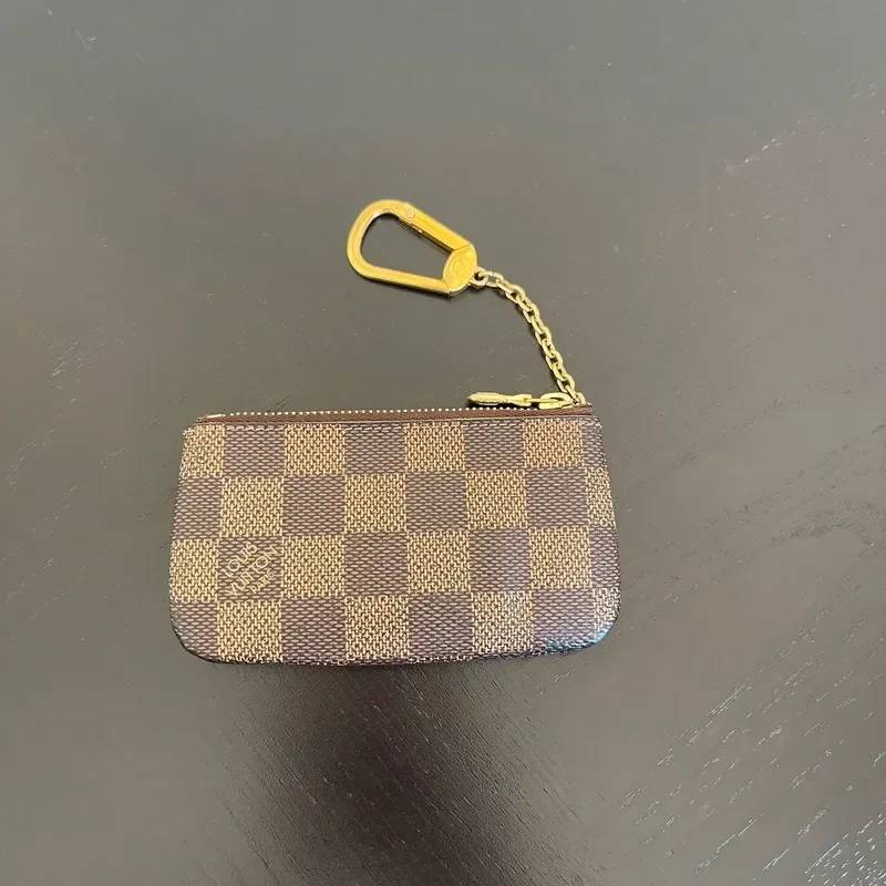 LOUIS VUITTON pochette clés damier ébène CT4290 - vue 2