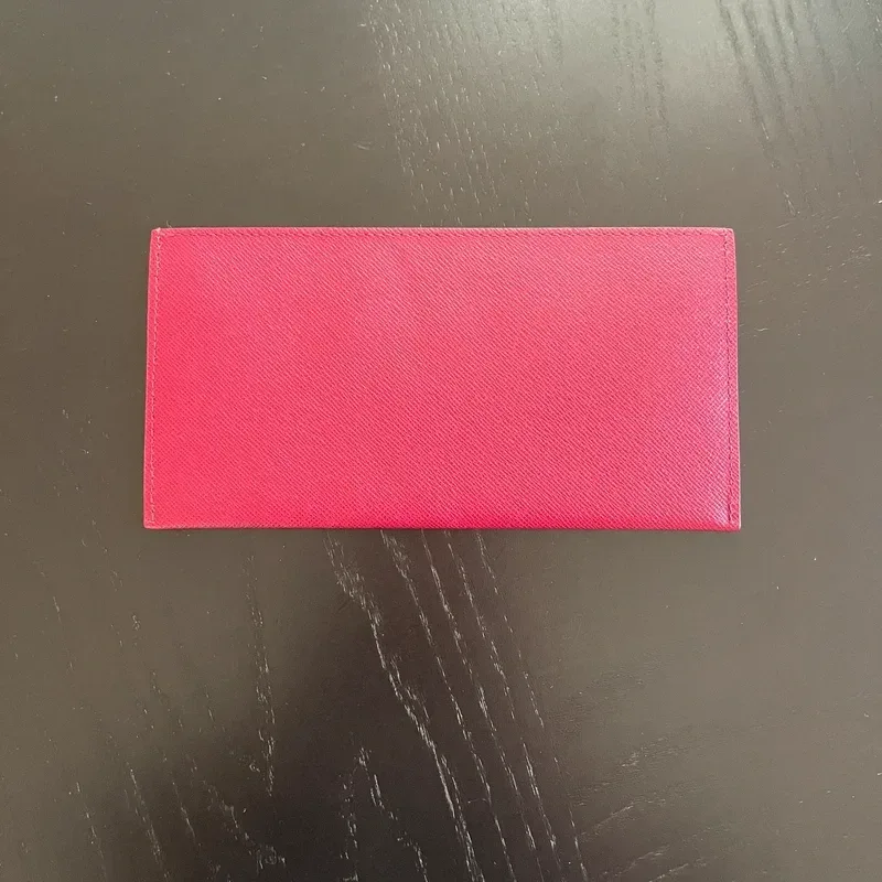 LOUIS VUITTON porte-cartes Felicie en cuir pivoine - détail du produit 3
