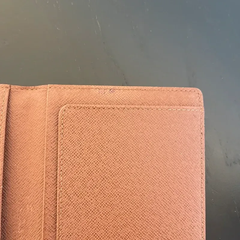LOUIS VUITTON portefeuille long vintage en toile monogram - détail du produit 5