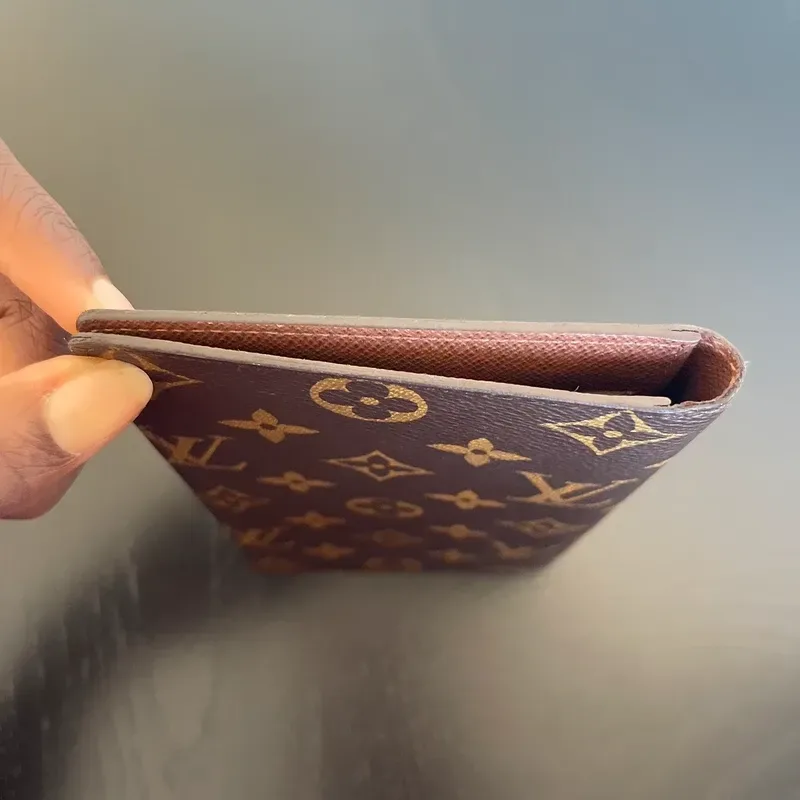 LOUIS VUITTON portefeuille long vintage en toile monogram - détail du produit 11